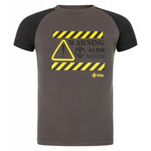Chlapecké bavlněné tričko Kilpi SALO-JB tmavě šedé