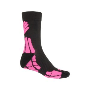 Ponožky Sensor Hiking New Merino Wool černá/růžová 15200055 6/8 UK