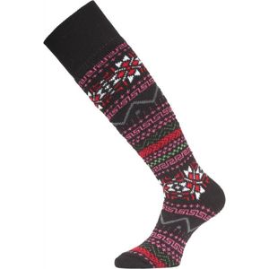 Lyžařské ponožky Lasting SKW 903 černá S (34-37)