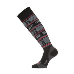 Lyžařské ponožky Lasting SSW 903 černá L (42-45)
