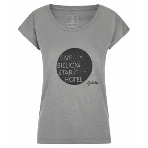 Dámské bavlněné tričko Kilpi STAR-W světle šedá