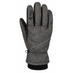 Unisex lyžařské rukavice Kilpi TATA-U tmavě šedá